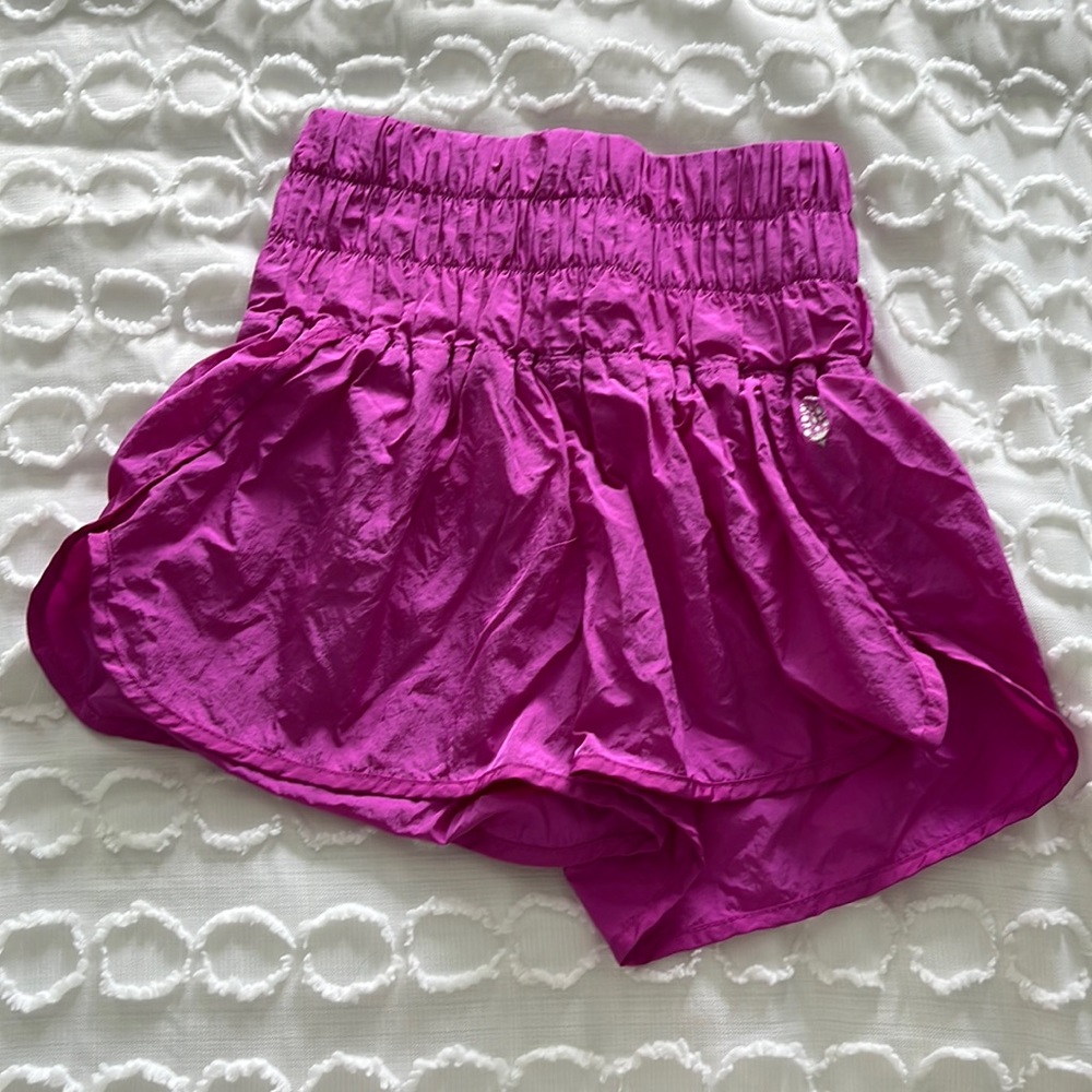 free people pink movement shorts